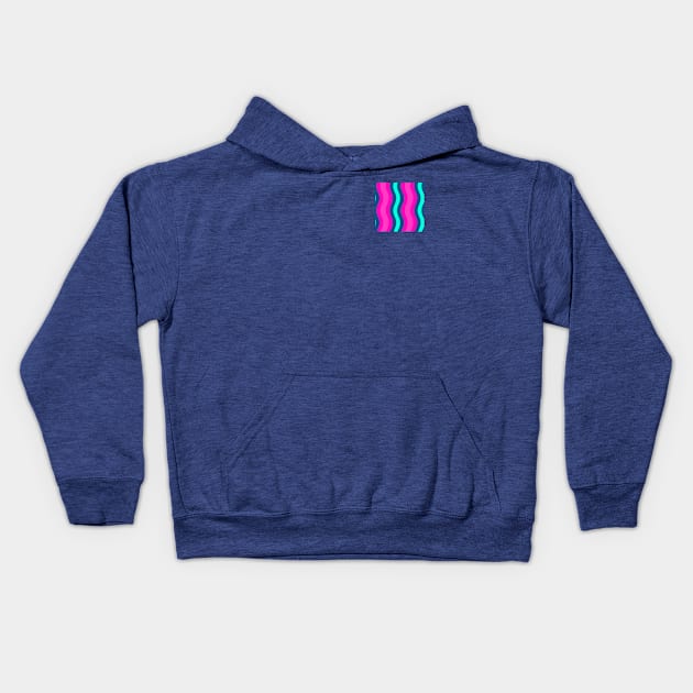 Polysexual pattern | LGBTQ+ Kids Hoodie by QueerPatterns